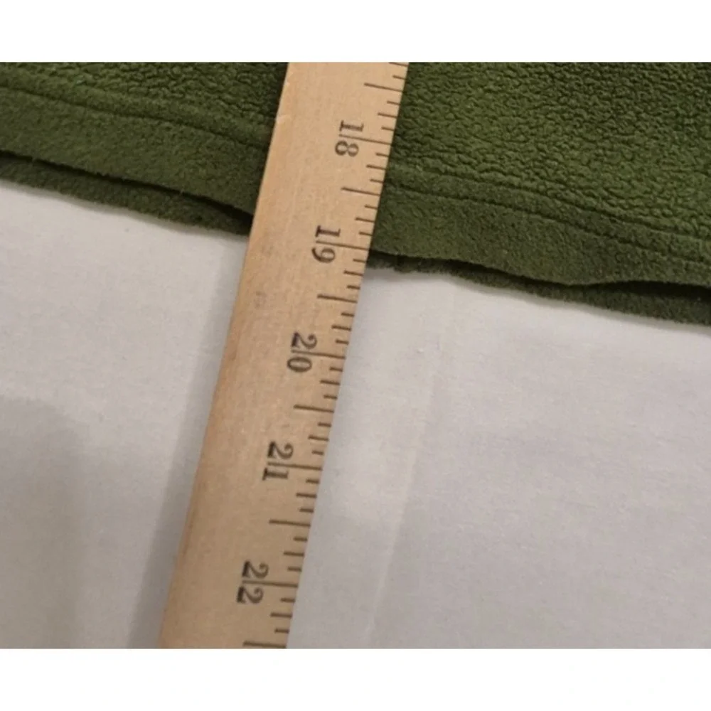 North Face Khumbu‎ men's green/gray fleece full zip jacket sz. SM